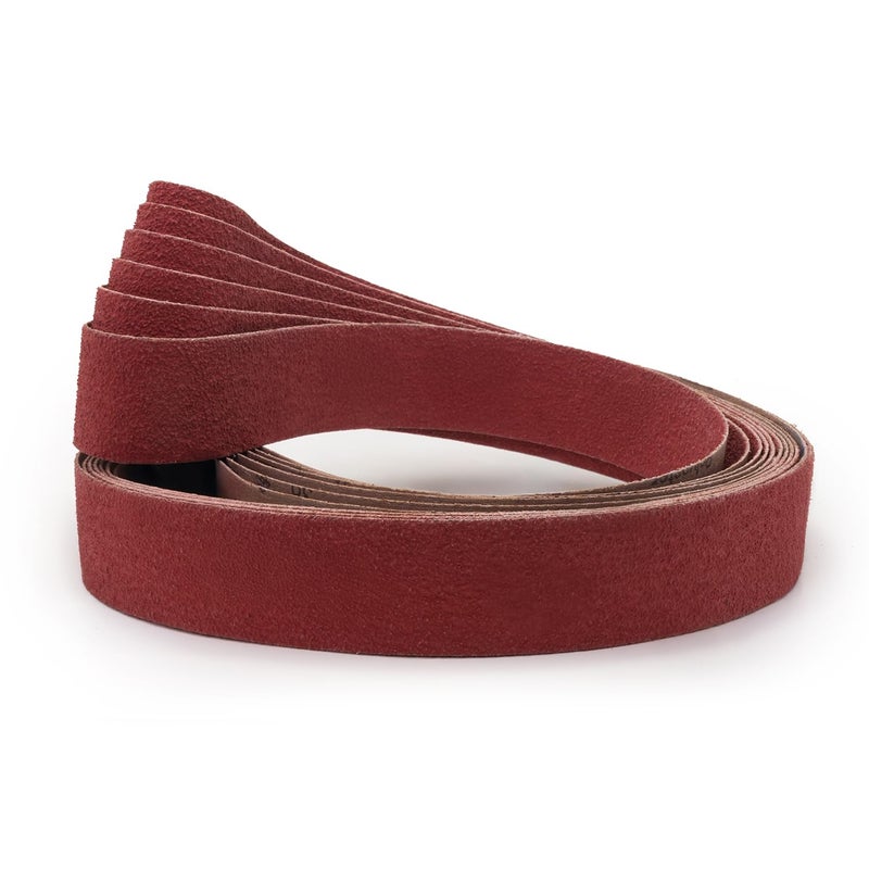 Red Label Abrasives 2 X 72 Inch 36 Grit Metal Grinding Ceramic Sanding Belts, Extra Long Life, 6 Pack - Image 2
